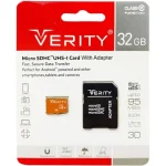 کارت حافظه وریتی ظرفیت 32 گیگ مدل 633X کلاس 10 استاندارد UHS-I U1